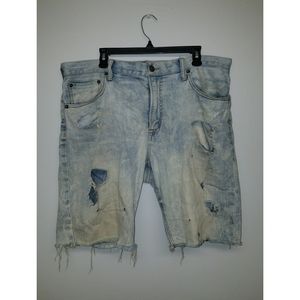 American Eagle *CUSTOM* Distressed Denim Shorts